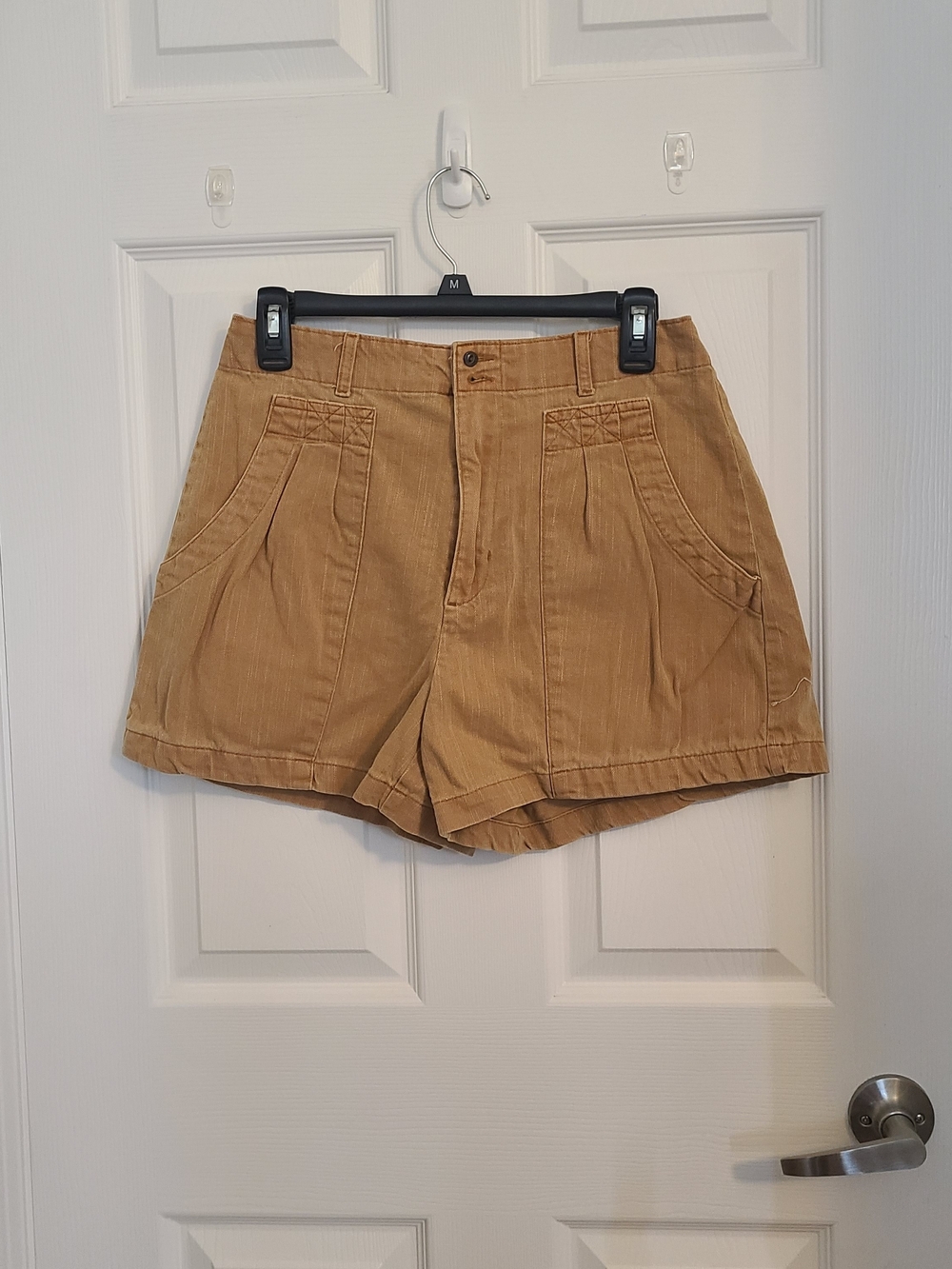 Universal Thread Caramel High-Rise Pleated Shorts